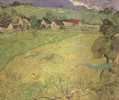 Vincent Van Gogh View of Vesseots near Auvers (nn04) Spain oil painting art